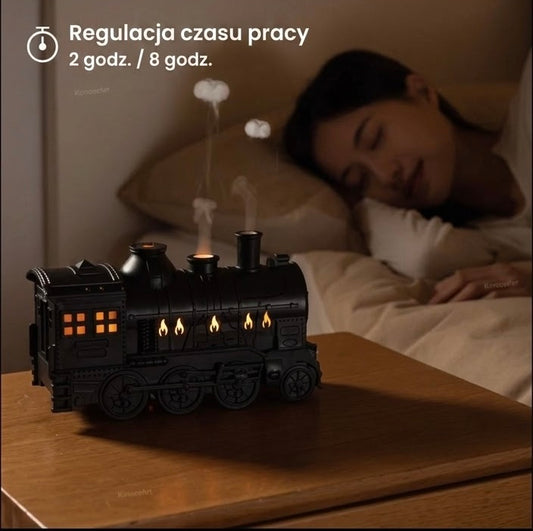 Mini dyfuzor olejków eterycznych w kształcie pociągu, zdalne sterowanie
