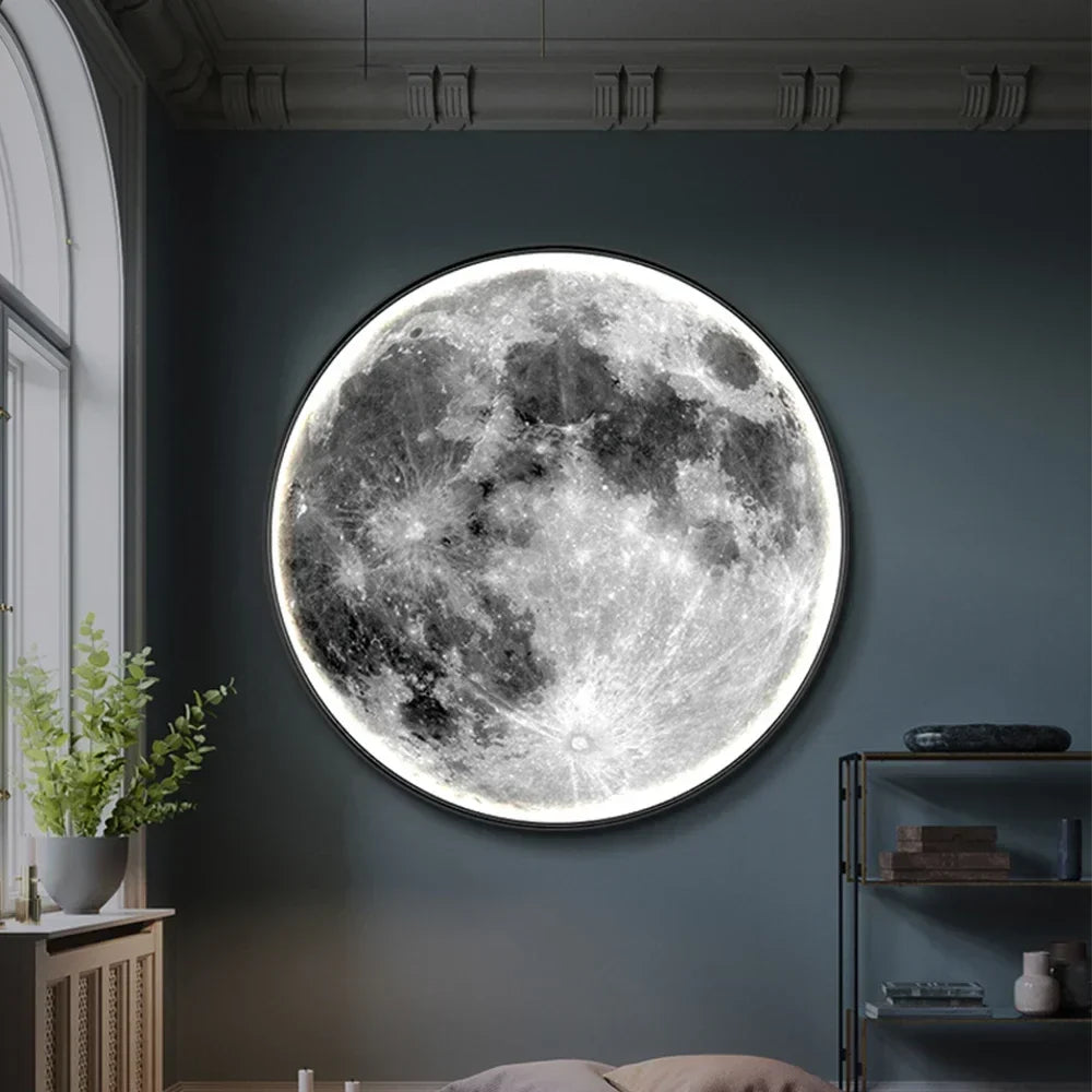 Lampka LED Księżyc, dekoracja ścienna